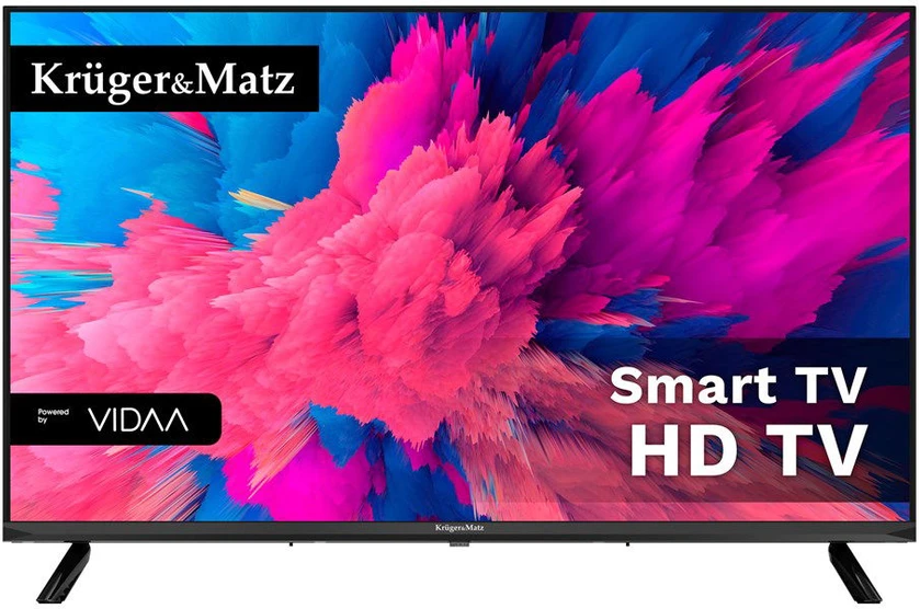Televizorius Kruger & Matz Krüger&Matz KM0232-V3 TV 81.3 cm (32") HD Smart TV Wi-Fi Juodas