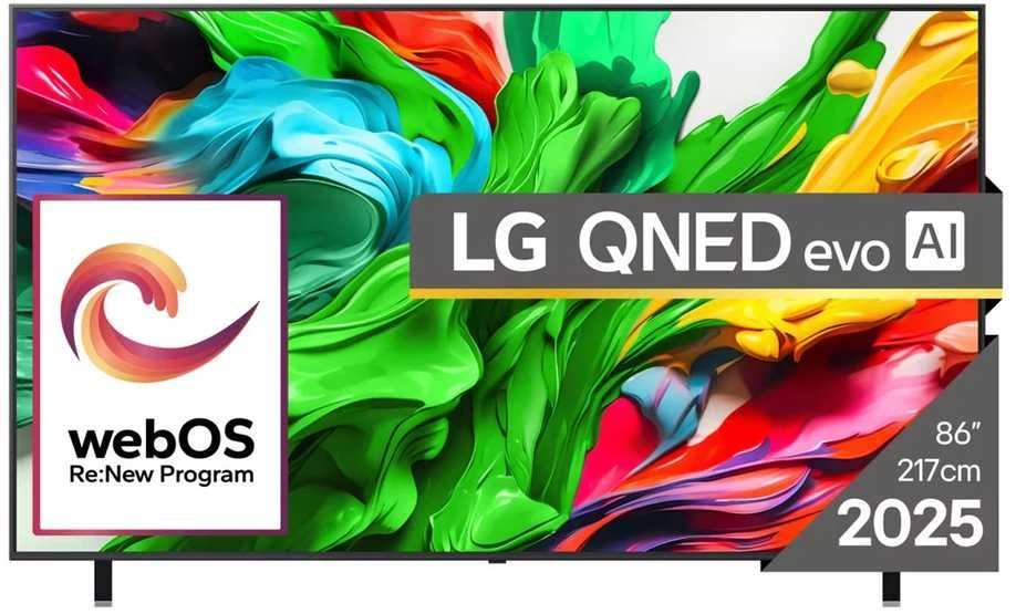 86 colių LG 86QNED85A3C | išmanusis Televizorius | webOS 25 | 4K UHD