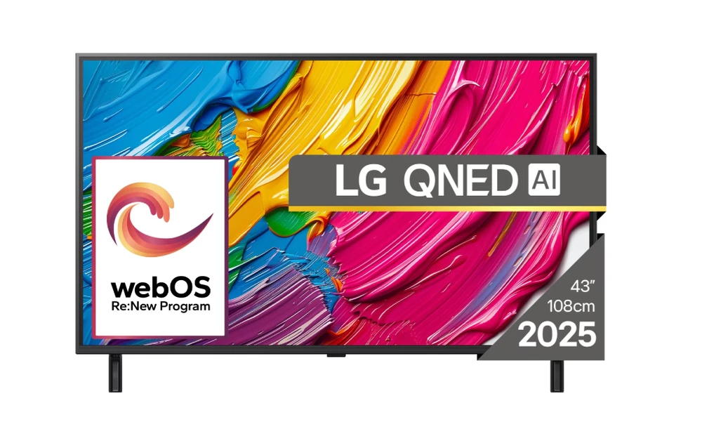 43 colių LG 43QNED80A3A 4K išmanusis Televizorius 2025