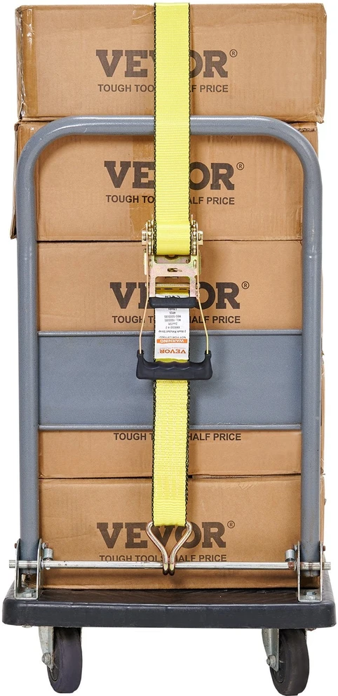 VEVOR Įtempimo diržai su terkšle (4 vnt.), 10,000 kg apkrova