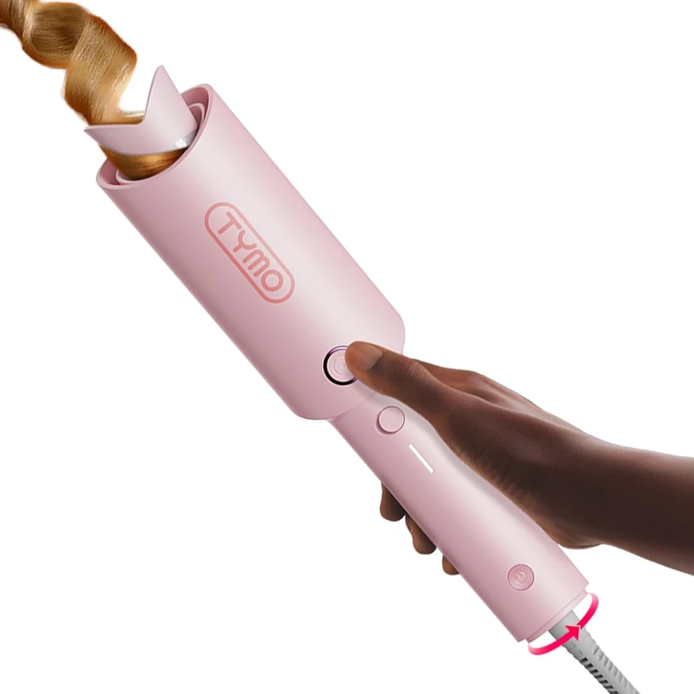 TYMO automatinis plaukų garbanojimo prietaisas CURLPRO 32 mm, 160–210 °C, rožinis