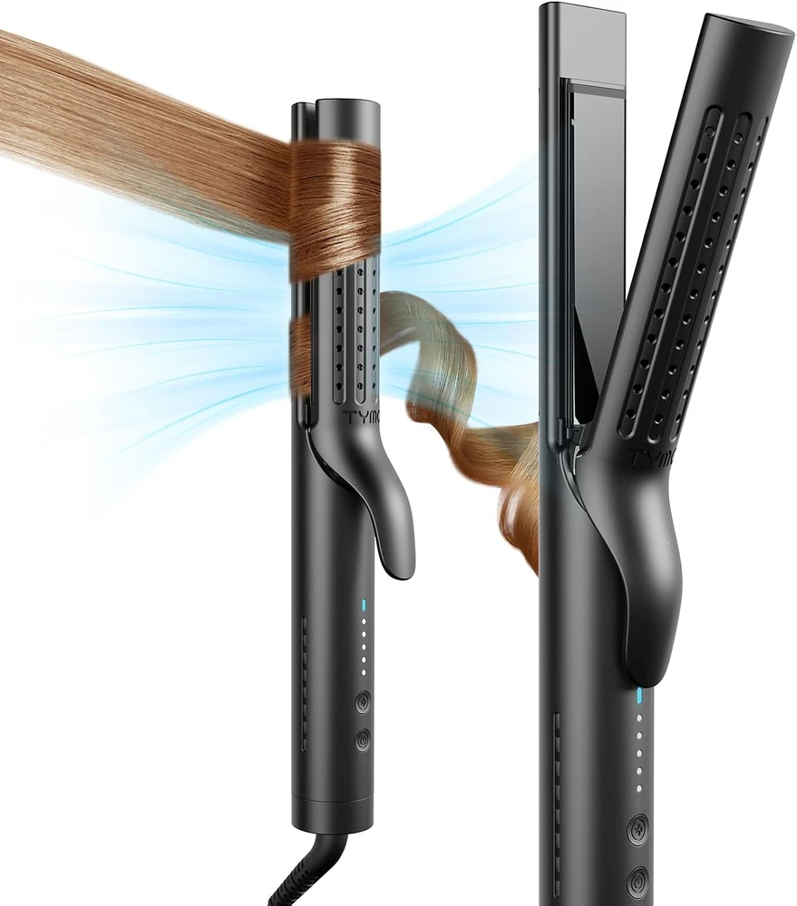 TYMO plaukų tiesintuvas ir garbanojimo žnyplės Airflow Styler 2.0, 140–220 °C, HC506D