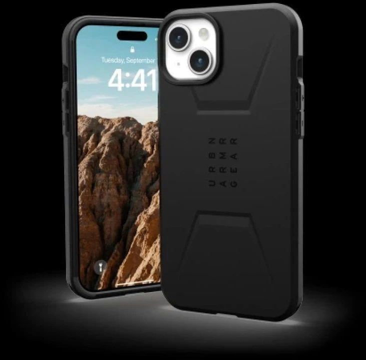 Urban Armor Gear UAG Civilian MagSafe Apple iPhone 15 Plus - dėklas telefonui juodos spalvos