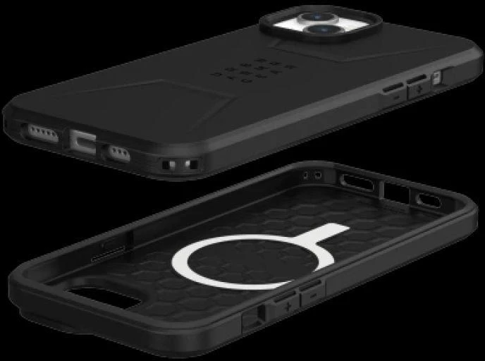 Urban Armor Gear UAG Civilian MagSafe Apple iPhone 15 Plus - dėklas telefonui juodos spalvos