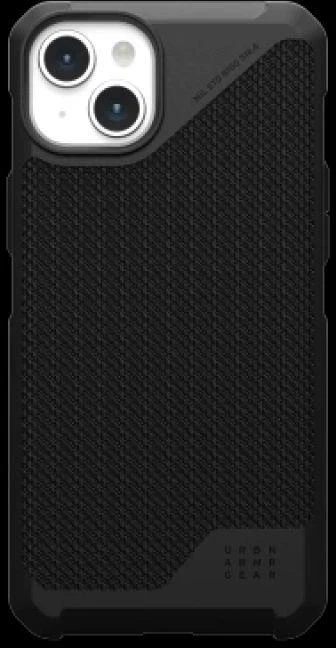 UAG Urban Armor Gear dėklas METROPOLIS LT suderinamas su MagSafe, skirtas IPHONE 15 Plus kevlar juodas