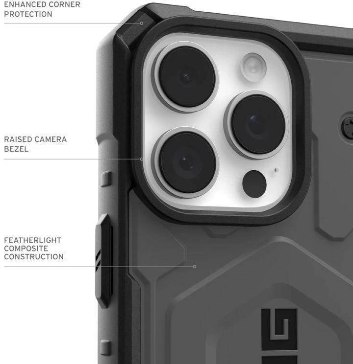 Urban Armor Gear Pathfinder mobiliojo telefono dėklas 16 cm (6.3″) Sidabras