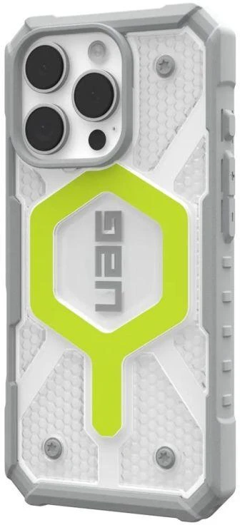 Urban Armor Gear UAG Pathfinder dėklas telefonui skaidrus Magsafe Apple iPhone 16 Pro Compatible MagSafe - dėklas telefonui žalios spalvos