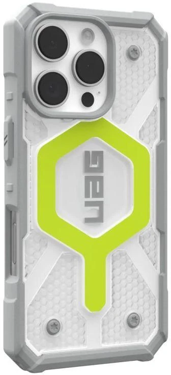 Urban Armor Gear UAG Pathfinder dėklas telefonui skaidrus Magsafe Apple iPhone 16 Pro Compatible MagSafe - dėklas telefonui žalios spalvos