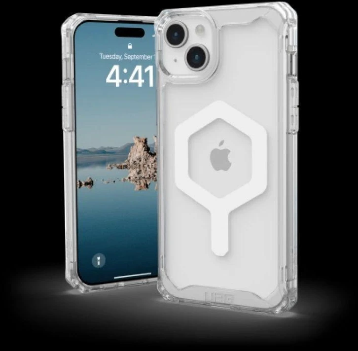 Urban Armor Gear UAG Plyo MagSafe Apple iPhone 15 Plus - dėklas telefonui skaidrus and dėklas telefonui baltos spalvos