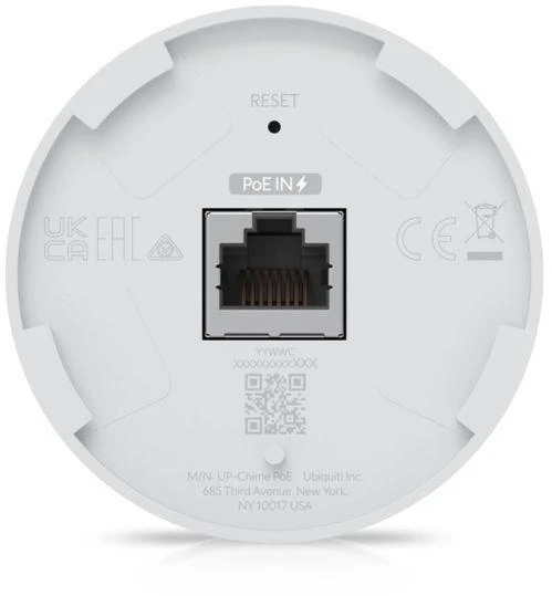 UBIQUITI POE PLUG-AND-PLAY NOTIFICATION DEVICE, DESIGNED TO PAIR WITH A UNIFI DOORBELL OR DOOR ACCESS HUB