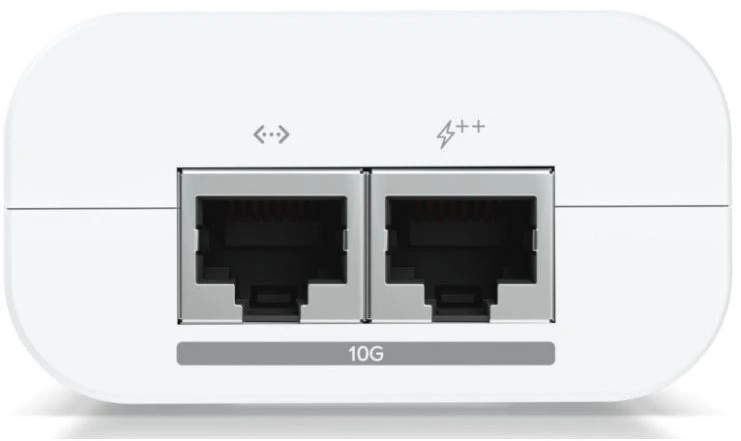 UBIQUITI 10G POE++ ADAPTERIS (60 W) – ADAPTERIS, GALI MAITINTI UNIFI POE++ ĮRENGINIUS, SUMAŽINTI PRIKLAUSOMYBĘ NUO POE JUNGTIKLIO MAITINIMO IR UŽTIKRINTI KELIOS GIGABITŲ LAN RYŠĮ.