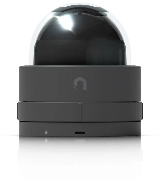 UBIQUITI G5 DOME ULTRA Juodas, YPAČ KOMPAKTIŠKA IR ATSPARI 2K HD POE KAMERA SU NAKTINIU VYKMU, SUKURTA ŽEMO PROFILIU SAUGUMUI VIDAUS