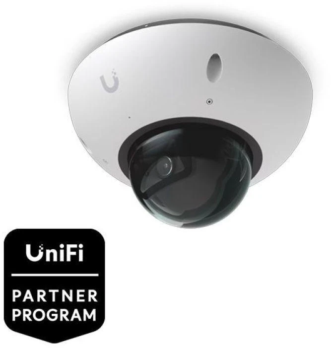 Ubiquiti G6 Dome IP apsaugos kamera, skirta vidaus ir lauko sąlygoms, 3840 x 2160 pikselių, skirta luboms/sienoms.