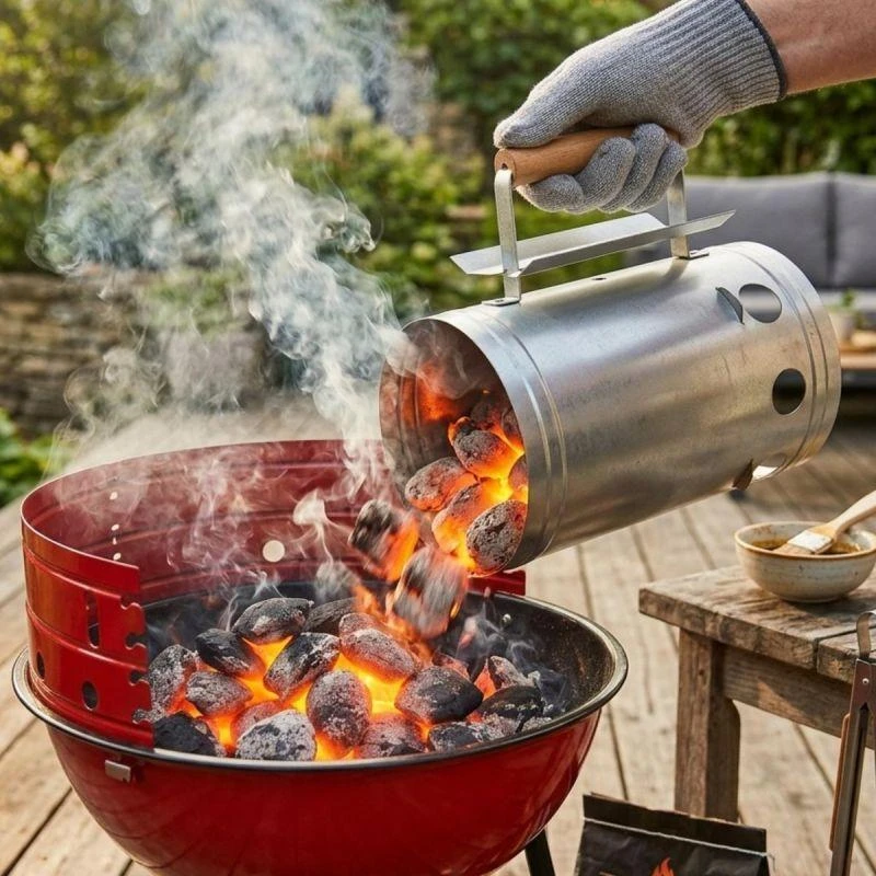 Bbq Line Grilio uždegiklis su medine rankena