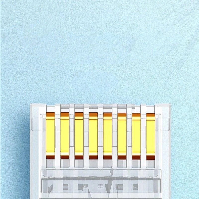 Moduliniai kištukai RJ45 Cat 6 UGREEN 50961, 10 vnt - skaidrūs