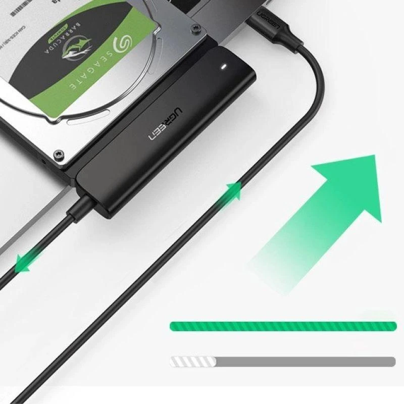 2.5" SSD/HDD adapteris Ugreen, SATA III į USB-C, 5 Gbps