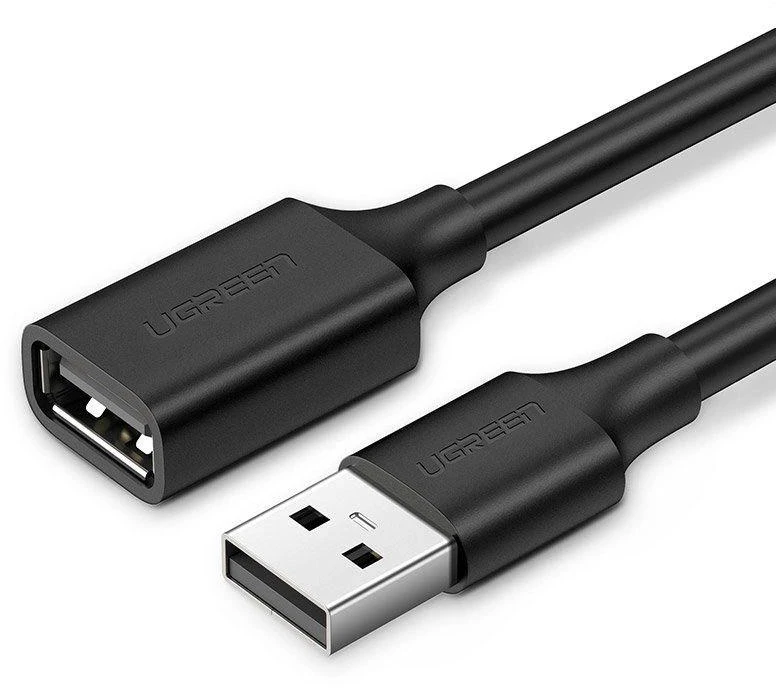 iLike UGREEN US103 USB 2.0 prailginimo kabelis 2m - Juodas