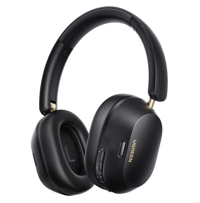 Ausinės belaidės Ugreen HiTune Max 5C, Hybrid ANC, Bluetooth 5.4 (juoda)