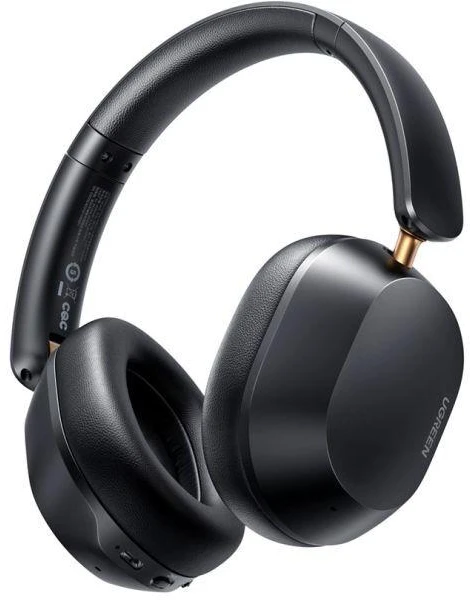 Ausinės belaidės Ugreen HiTune Max 5C, Hybrid ANC, Bluetooth 5.4 (juoda)