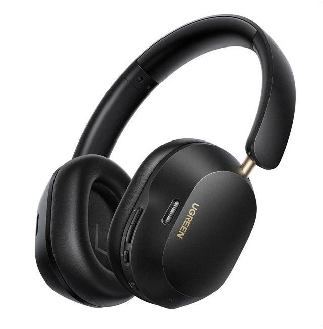 Ausinės belaidės Ugreen HiTune Max 5C, Hybrid ANC, Bluetooth 5.4 (juoda)