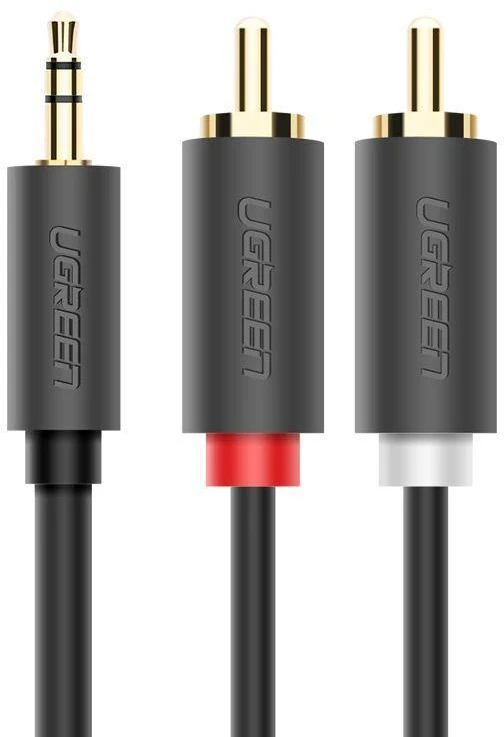 UGREEN AV102 laidas 2x RCA (Cinch) - 3,5 mm 1,5 m