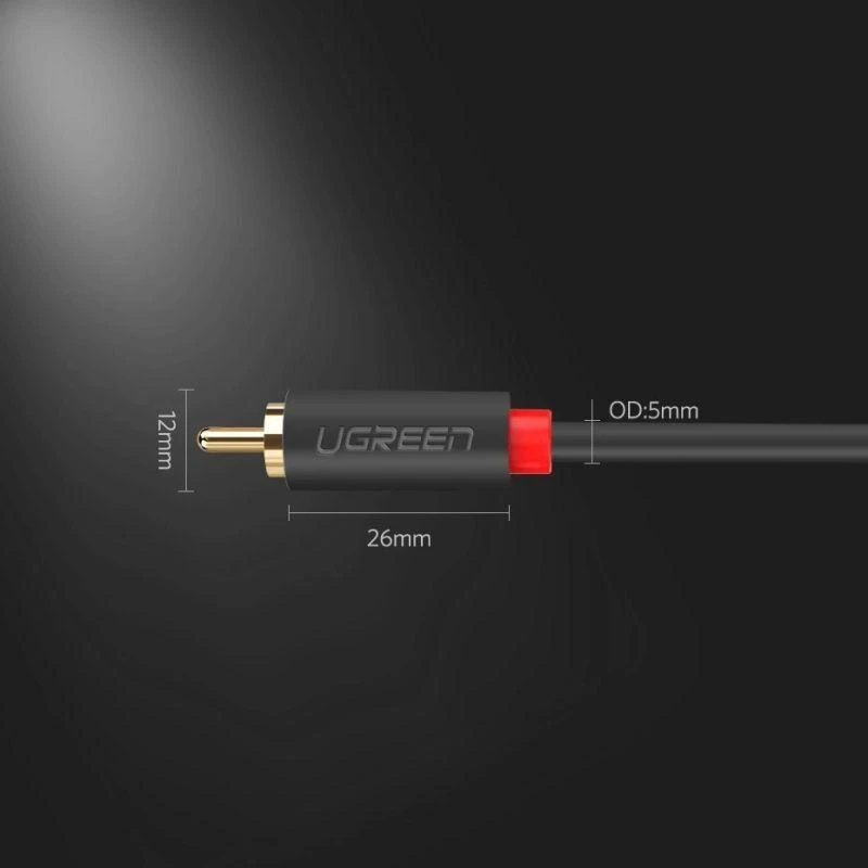 UGREEN 2RCA Cinch - 2RCA Cinch kabelis 5m