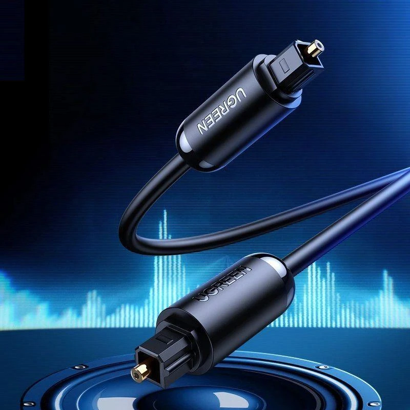 UGREEN AV122 Toslink audio optinis kabelis 1.5m - Juodas