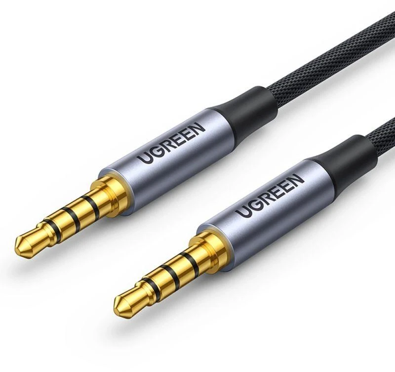 Ugreen AV183 20785 kabelis 3.5mm mini jack / 3.5mm mini jack 3m – pilkos spalvos