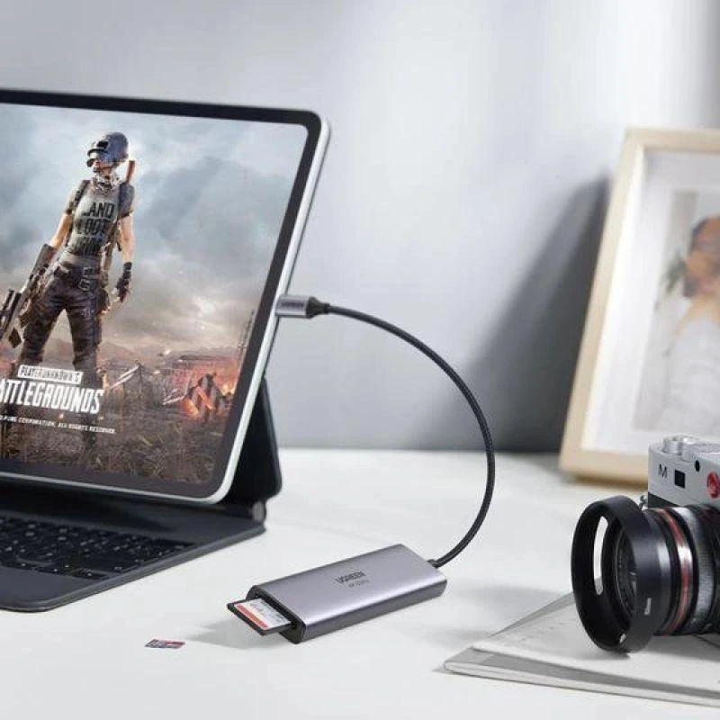 UGREEN CM511 5-in-1 adapteris šakotuvas USB-C – 3x USB3.0 HDMI TF/SD
