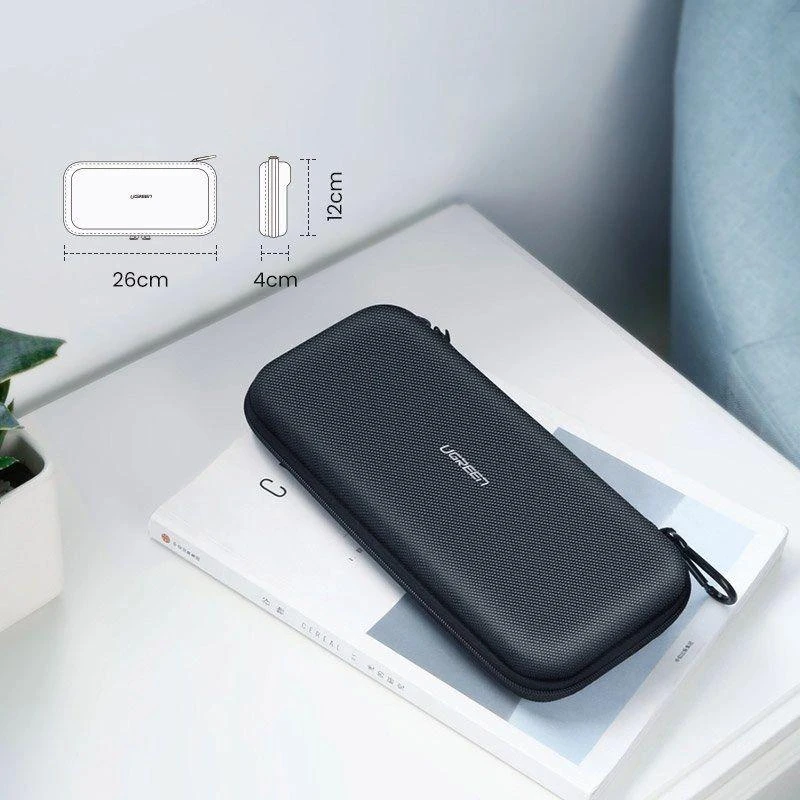 Ugreen Utelefono dėklas žalios spalvos Box for Nintendo Switch and Accessories 26 cm x 12 cm x 4 cm telefono dėklas juodos spalvos (LP174 50974)