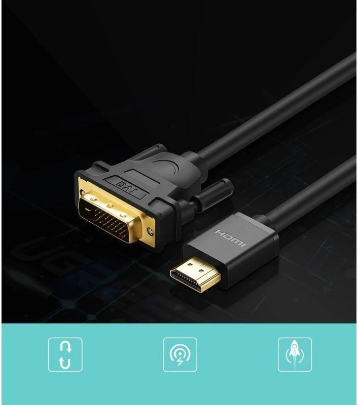 UGREEN HDMI - DVI kabelis 4K 1m