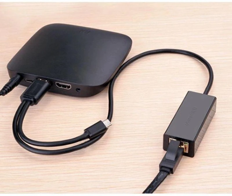Tinklo adapteris UGREEN CR110 USB į RJ45 (juodas)