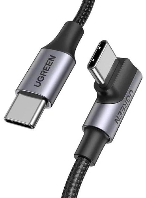 Kampinis įkrovimo laidas UGREEN US334 USB-C–USB-C, 5 A, PD 100 W, 1 m