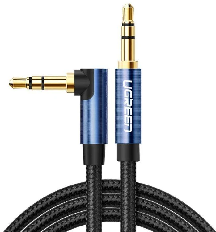 UGREEN 3.5mm AUX kabelis 1m - Mėlynas