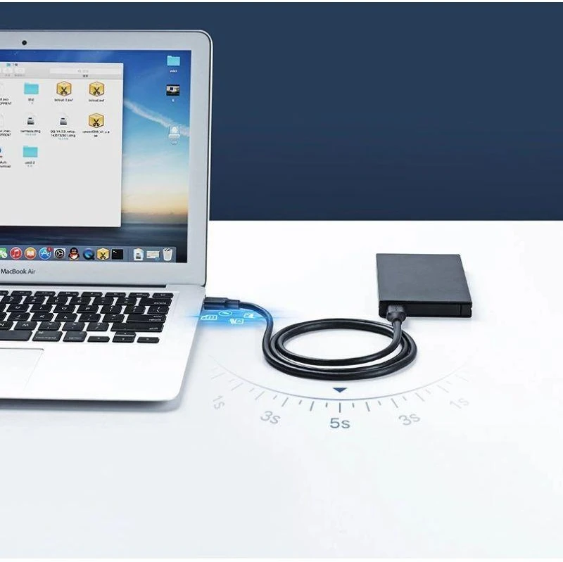 UGREEN USB 2.0 to USB 2.0 US102, M-M 0.5m (juodas