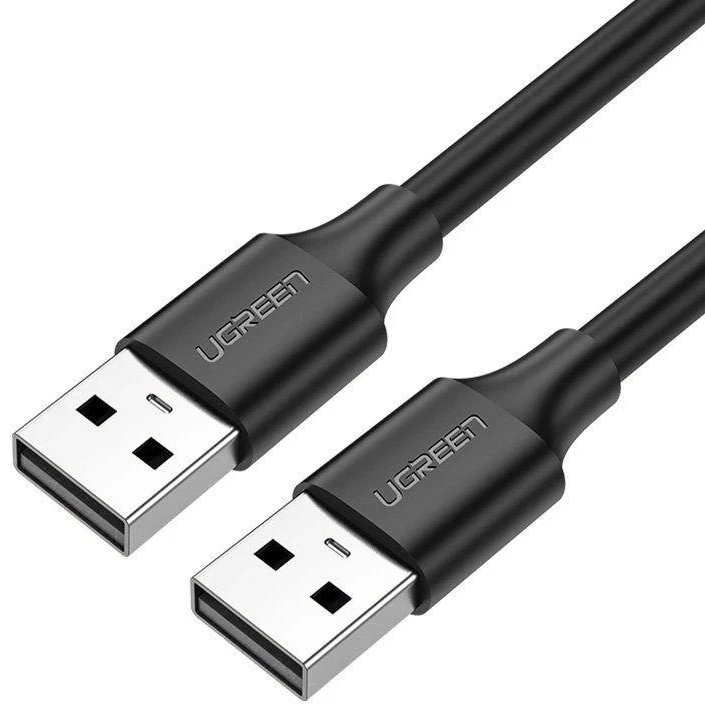 UGREEN USB 2.0 to USB 2.0 US102, M-M 0.5m (juodas