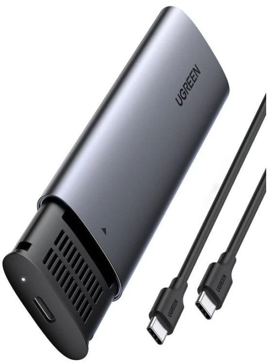 Ugreen 10902 saugojimo diskų korpusas SSD korpusas Pilka M.2