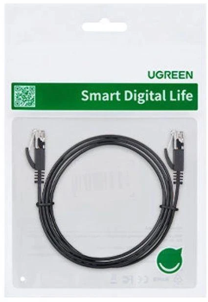 UGREEN Ethernet RJ45 plokščias tinklo kabelis Cat.6 UTP 10m