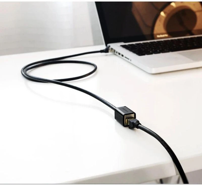UGREEN Cat 6 FTP Ethernet RJ45 Extension Kištukas - Lizdas PatchCords ekranuotas 3m - Juodas