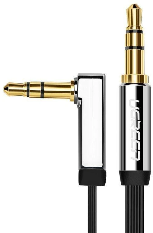 UGREEN Mini AUX 3.5mm kampinis kabelis 2m