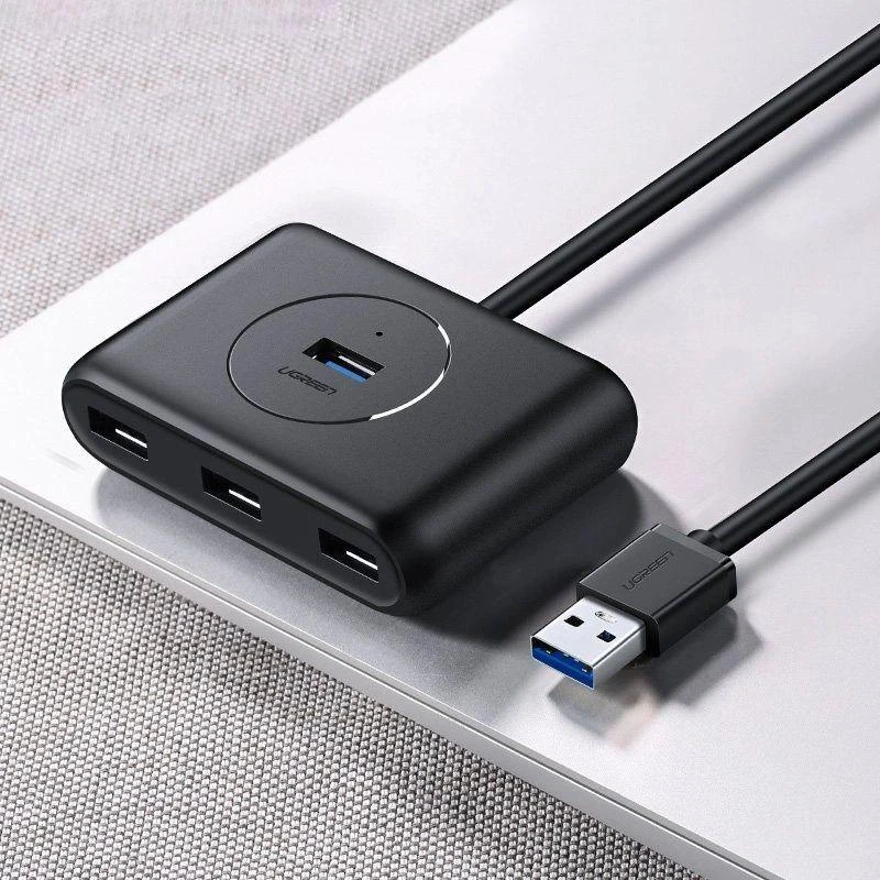 UGREEN USB 3.0 HUB 4in1 0.5m juodas