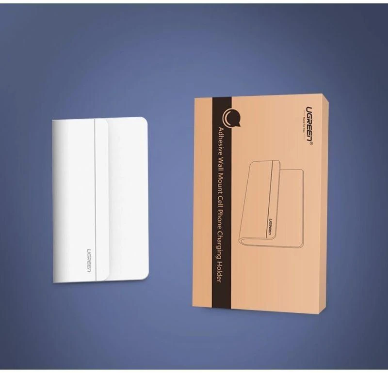 Ugreen sieninis išmaniojo telefono stovas įkrovimui baltas (30394)