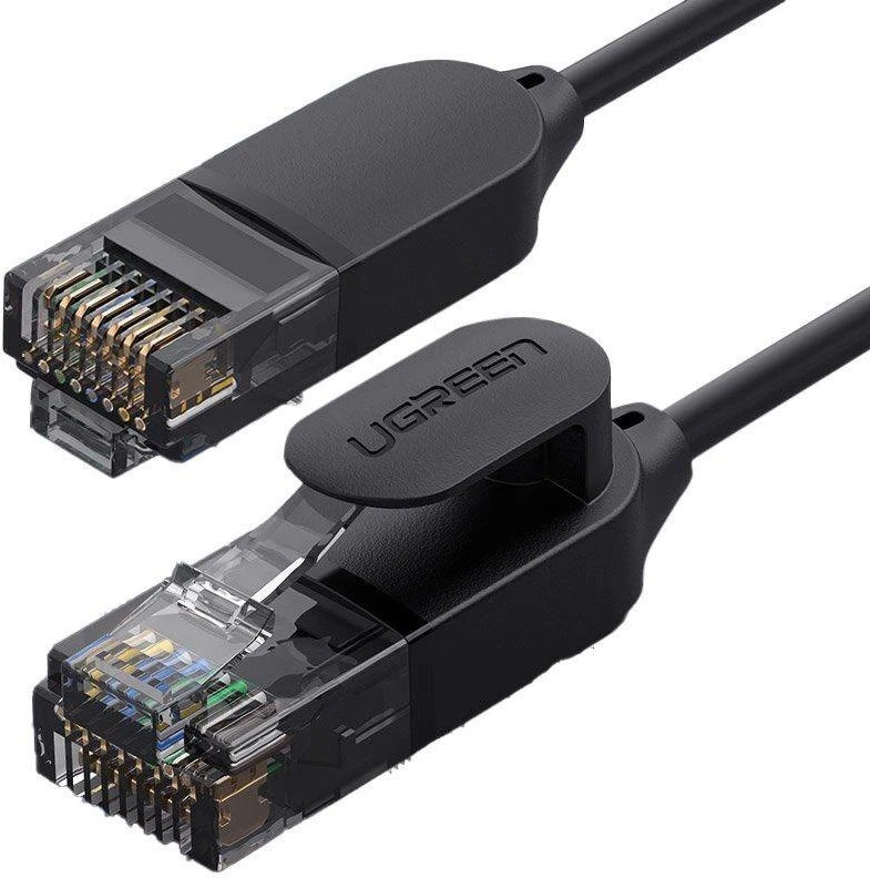 UGREEN NW122 Ethernet kabelis RJ45 Cat6A UTP 5m - Juodas