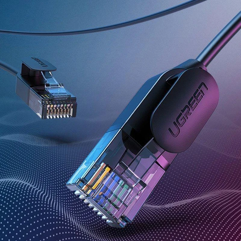 UGREEN NW122 Ethernet kabelis RJ45 Cat6A UTP 5m - Juodas