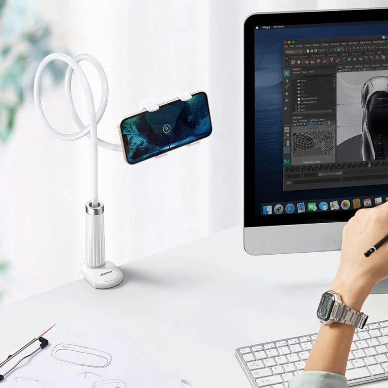 iLike UGREEN LP113 laikiklis, telefono / planšetinio kompiuterio stovas (juodas)