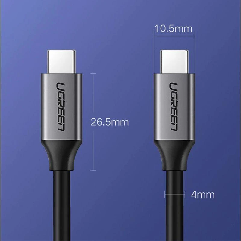 UGREEN USB-C 3.1 laidas, 60 W, 1.5m