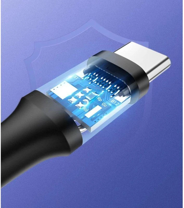 UGREEN nikelio USB-C kabelis 1.5m - Juodas