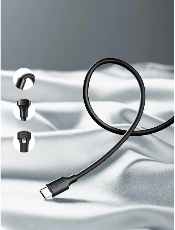 Nikeliu dengtas USB-C kabelis UGREEN 2m