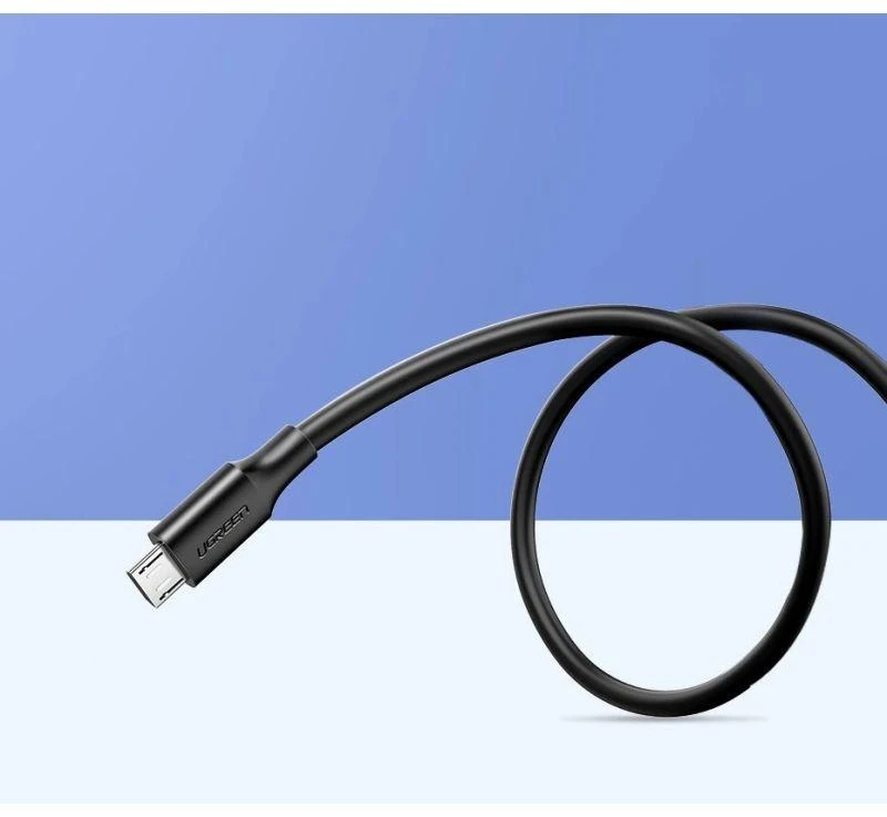 UGREEN USB - Micro USB laidas QC 3.0 2.4A 2m juodas