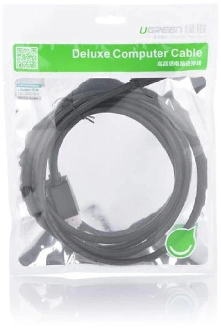 Kabelis Ugreen DP101 DisplayPort to HDMI 1.5m juodas